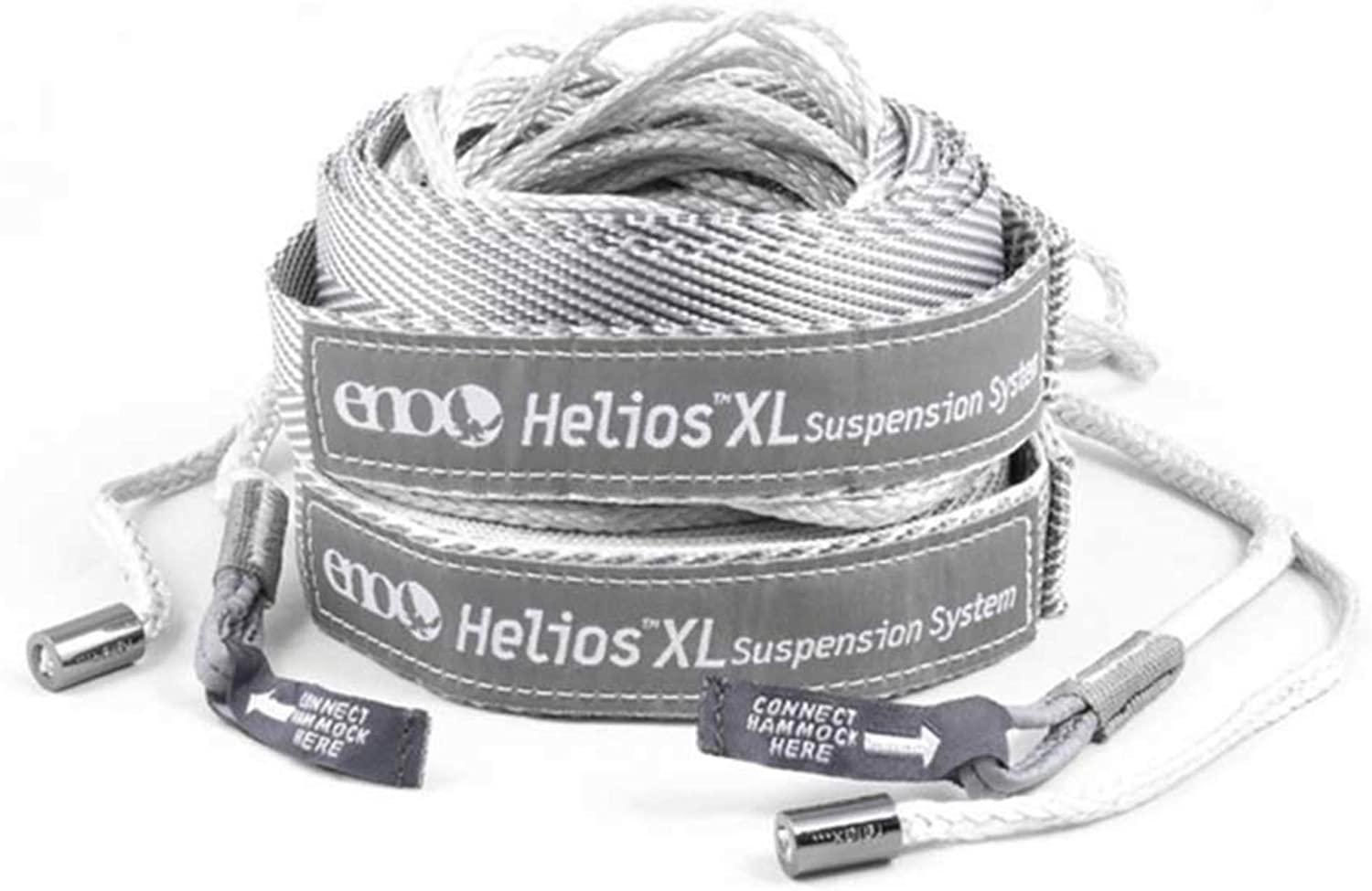 ENO, Eagles Nest Outfitters Helios XL Ultralight Hammock Straps Suspension System with Storage Bag, 300 LB Capacity, 13'5