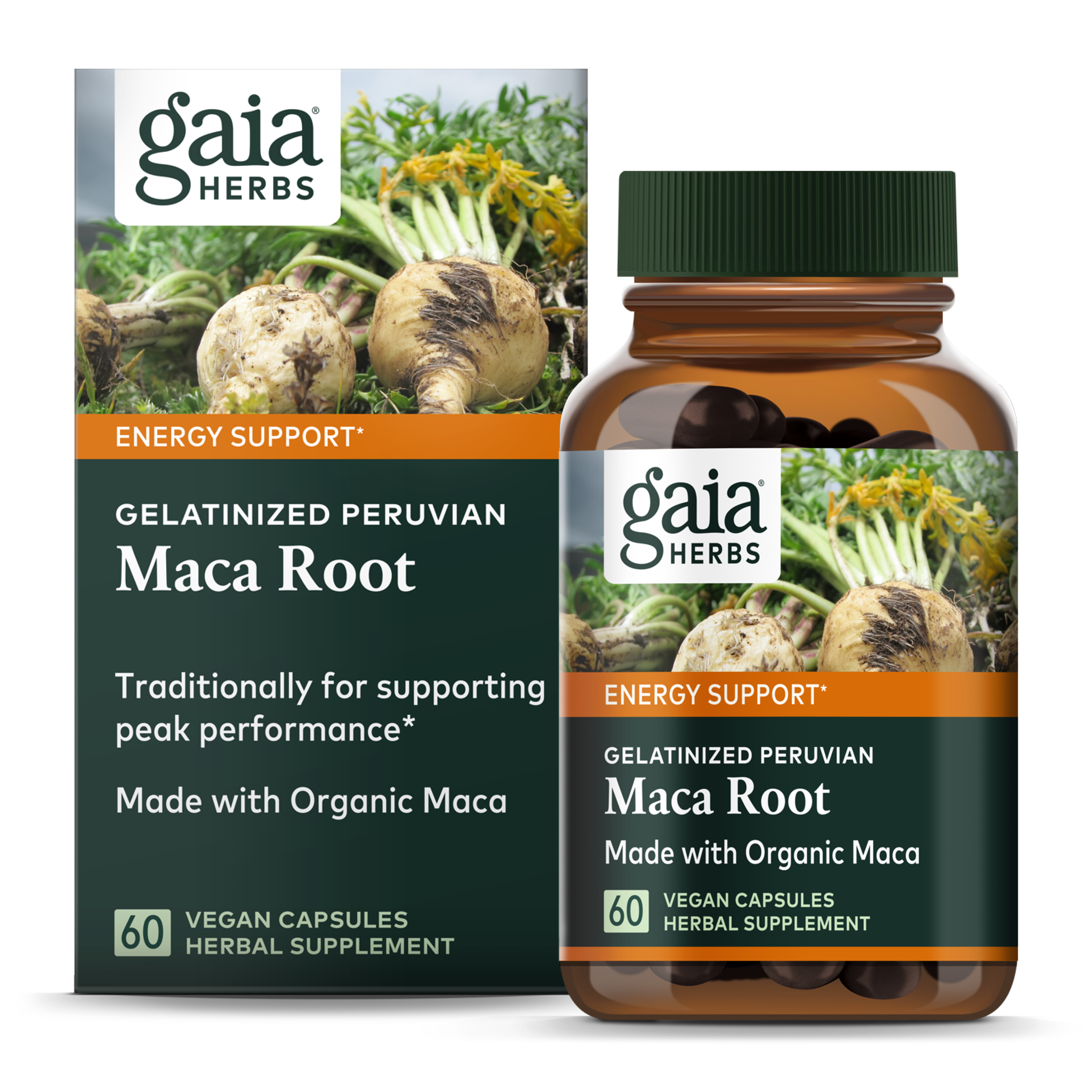 Gaia Herbs Maca Root Liquid Phyto-Capsules, 60 Count