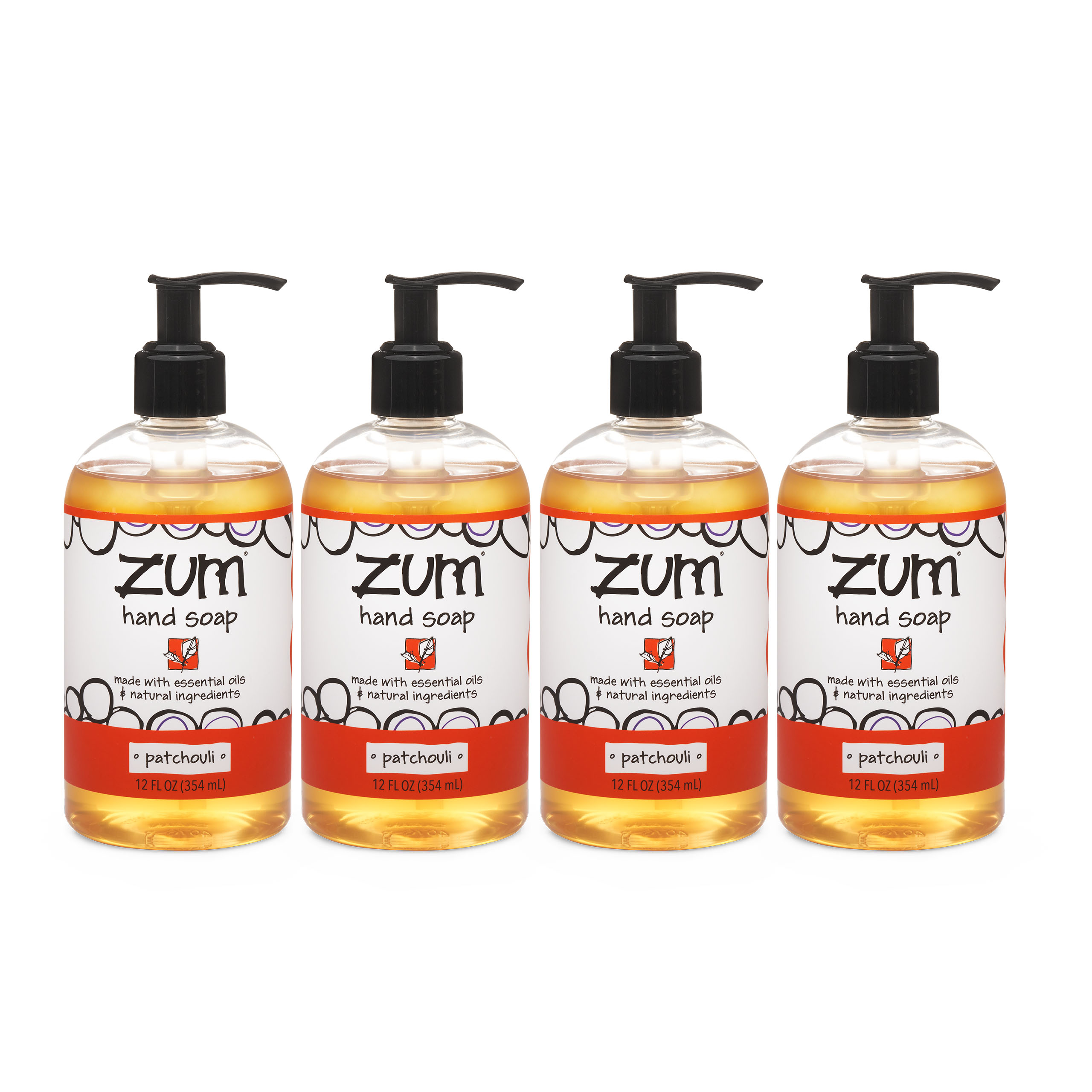 Zum Hand Soap - Patchouli - 12 fl oz (4 Pack)