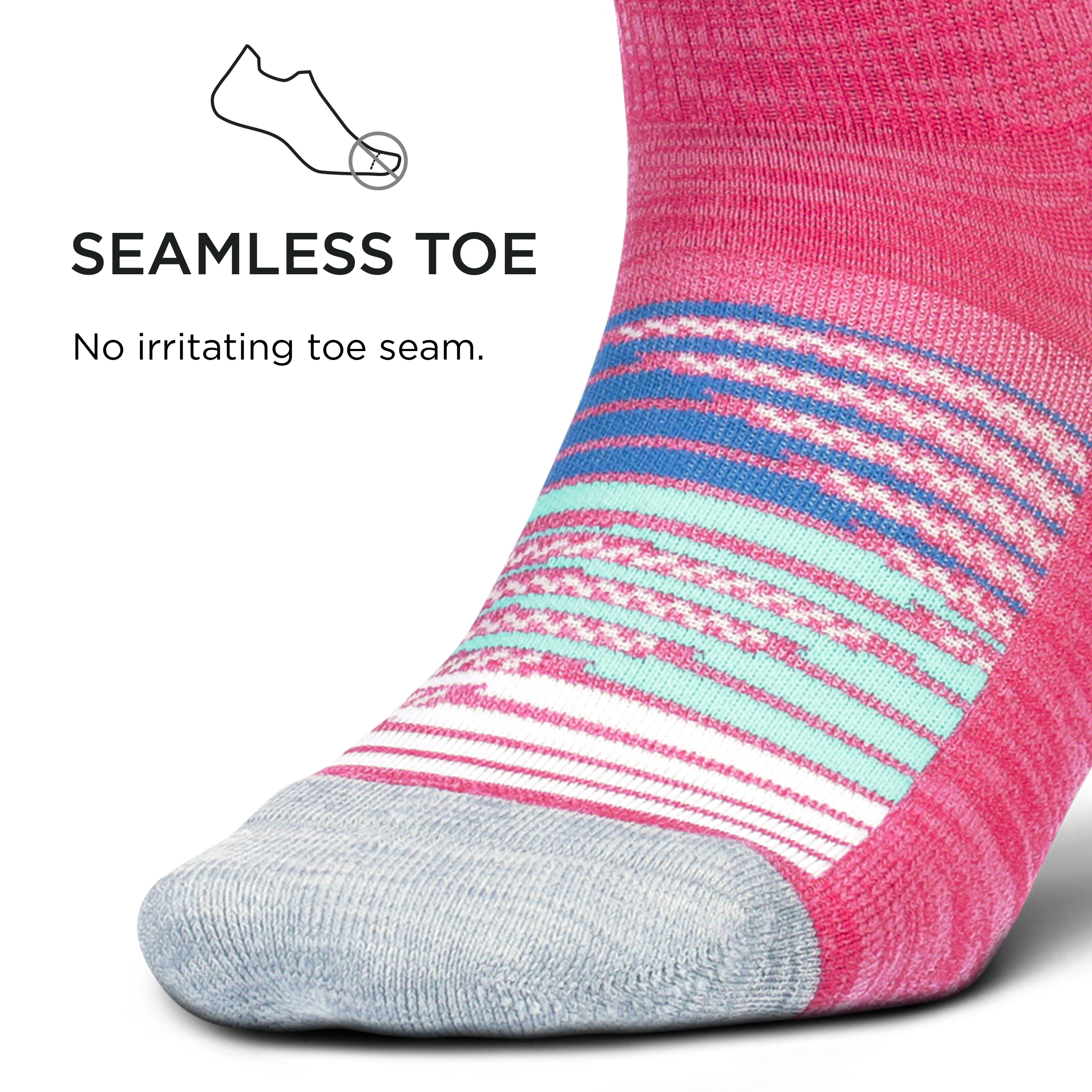 Feetures Elite Light Cushion Quarter Athletic Running Socks eBay