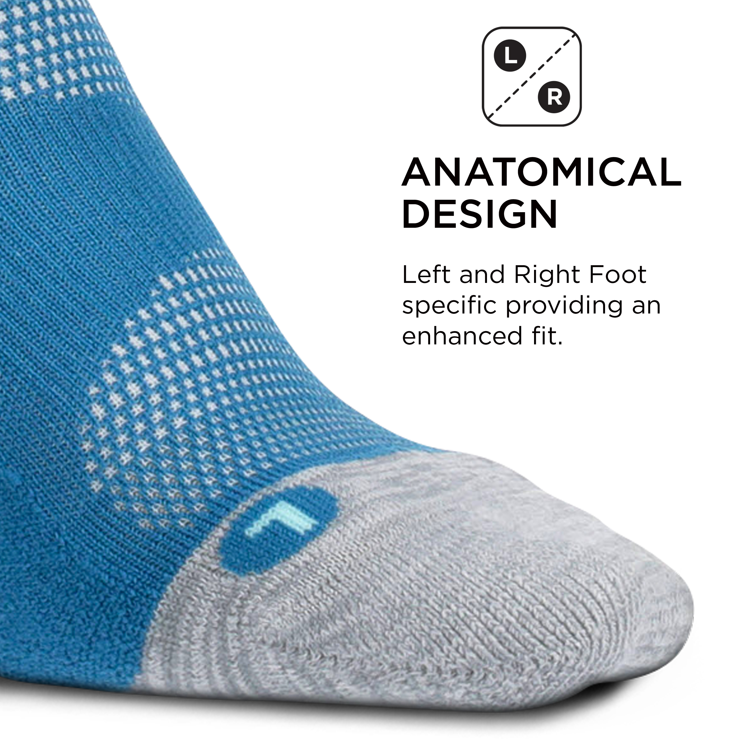 Feetures Elite Chaussettes de course /à pied avec coussin l/éger Taille XL