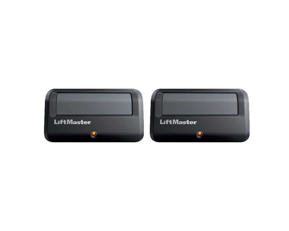 LiftMaster 891LM 1 Button Garage Door Opener Remote Control, Black (310/315/390 MHz, 2-Pack)